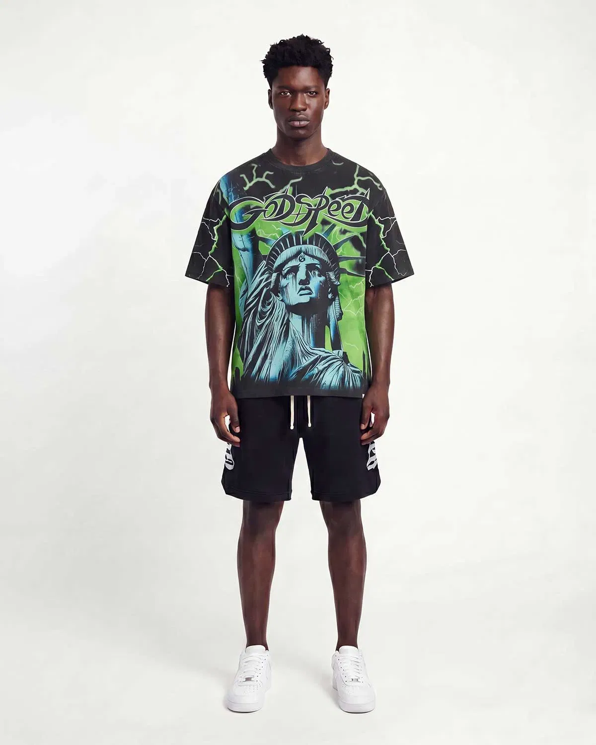 Godspeed Voltage Tee Black/Green