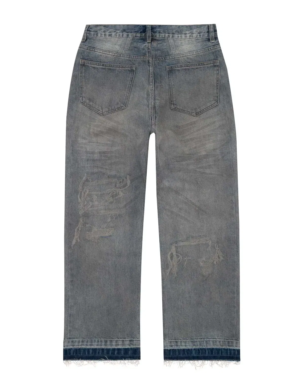 Bravest Studios Dirty Wash Jeans Blue