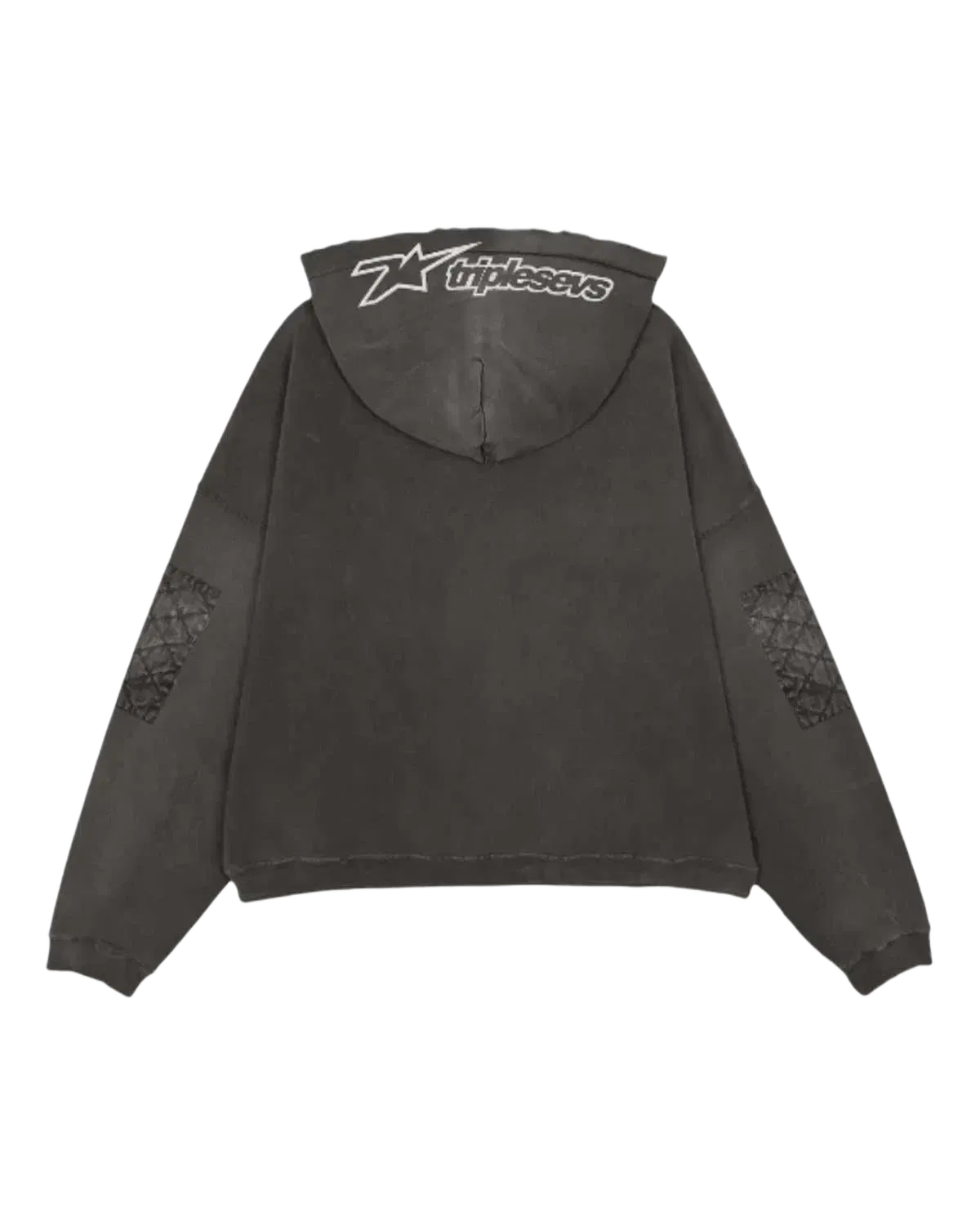 Triple Seven Triple Sevens Moto Hoodie Black