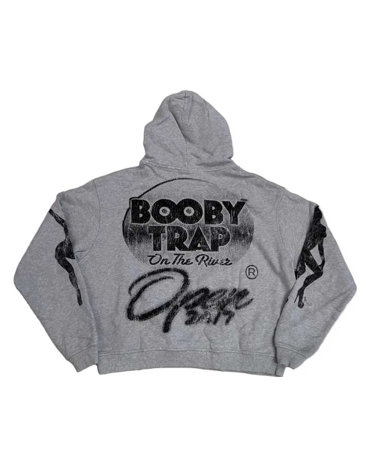 Triple Seven Triple Sevens Trap Logo Pullover Hoodie Grey