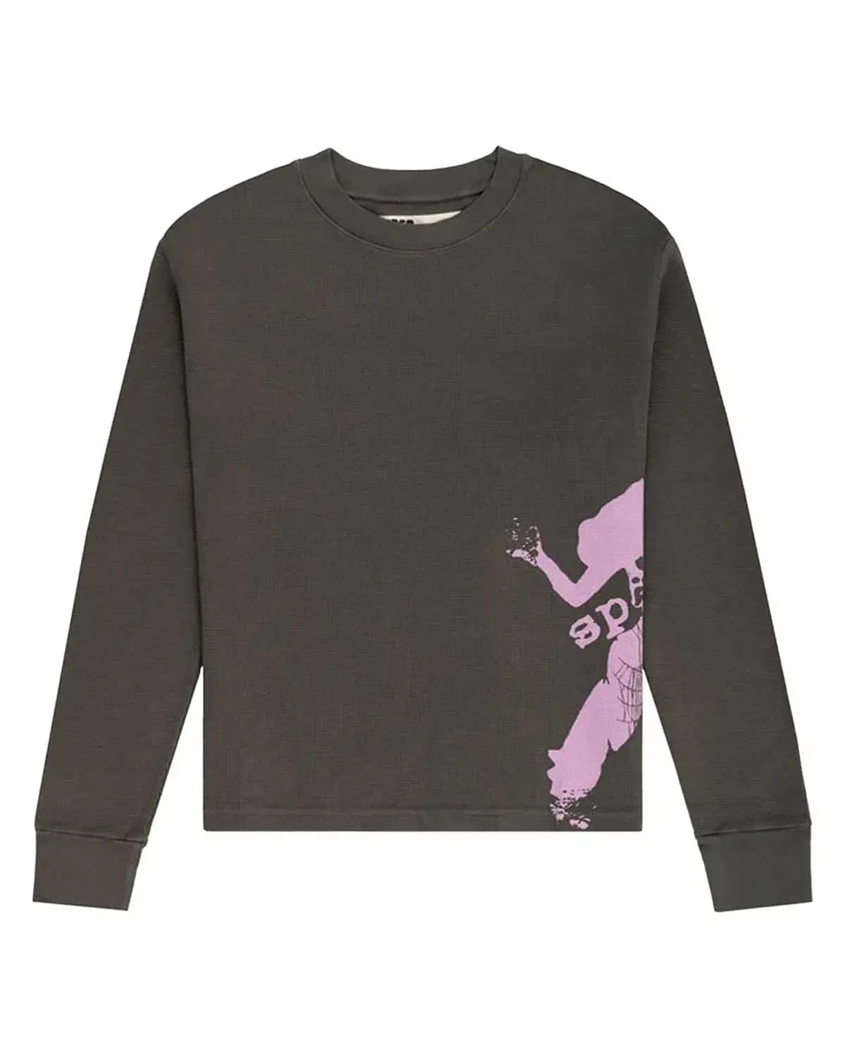 Sp5der Worldwide Sp5der 5ex Girl Thermal L/S Tee Dark Grey