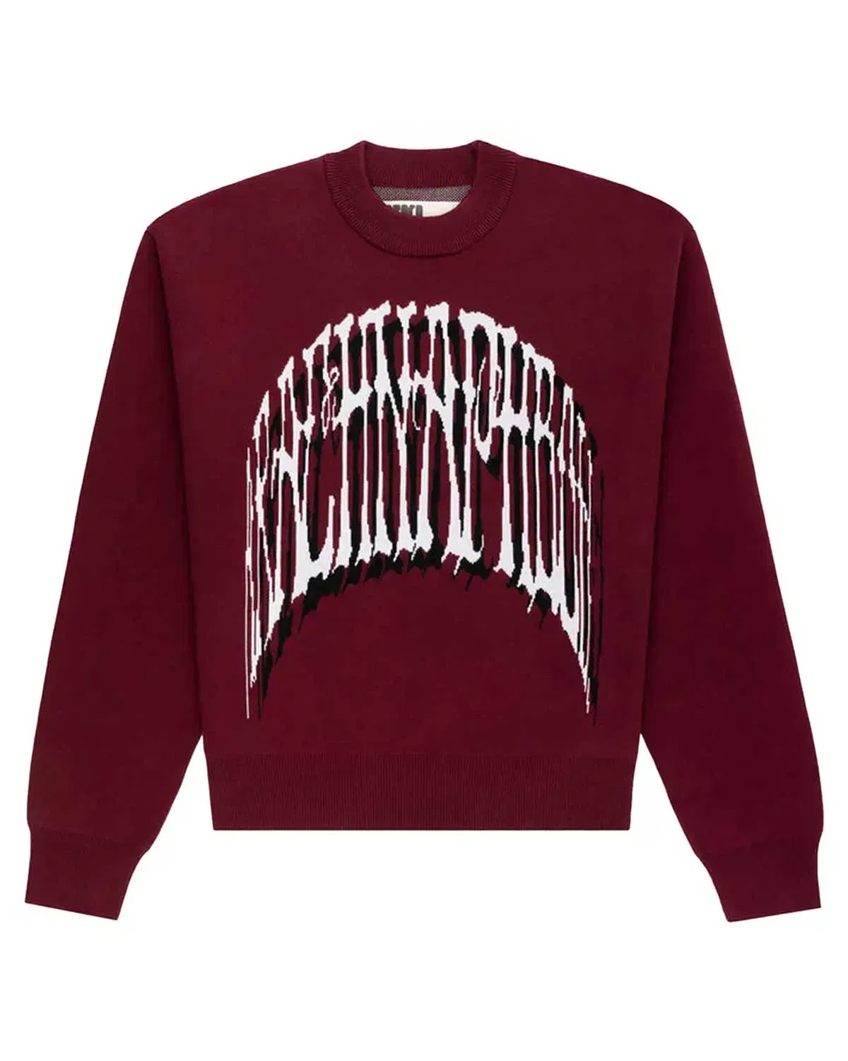 Sp5der Worldwide Sp5der Arachnophobia Sweater Burgundy