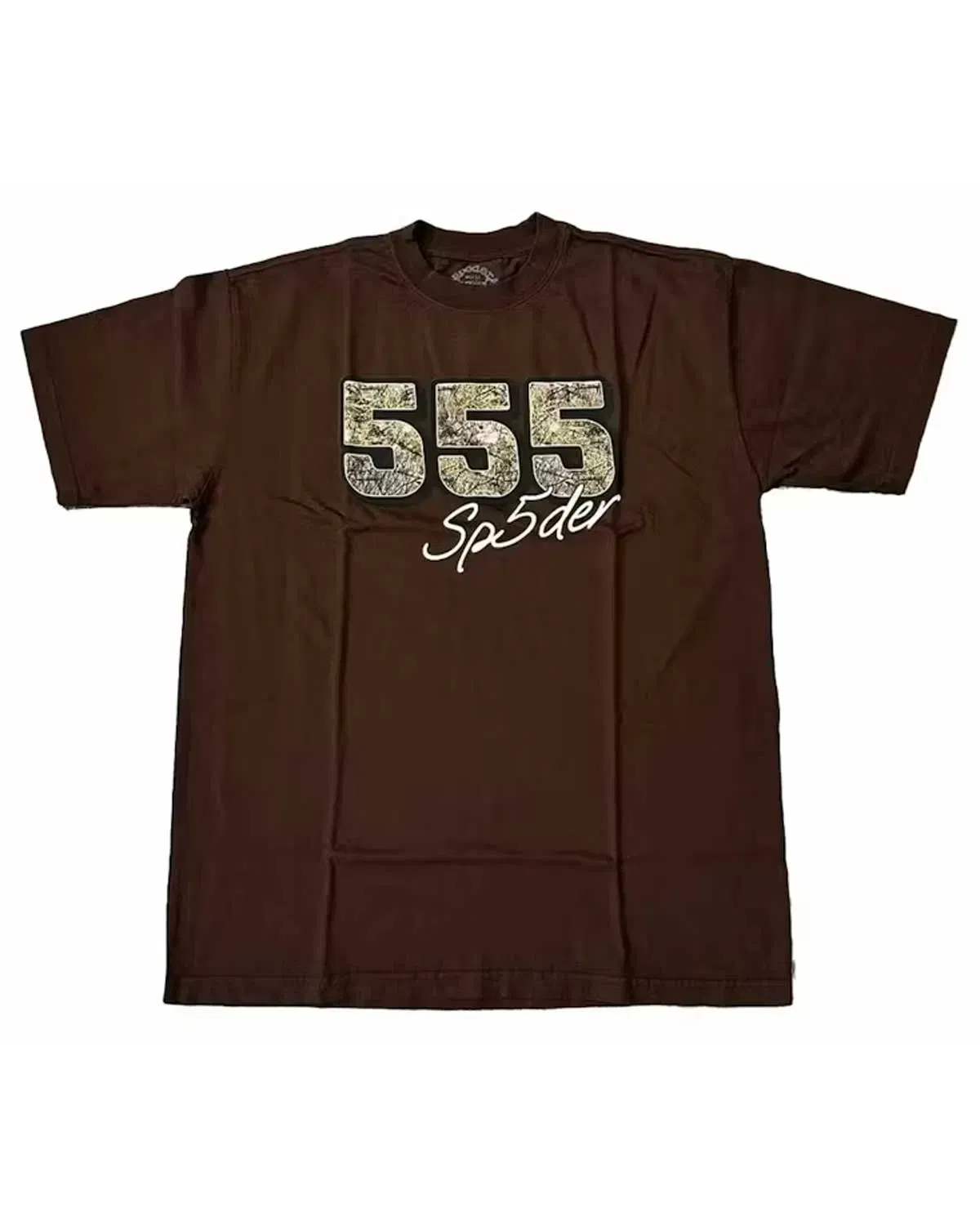 Sp5der Worldwide Sp5der 555 Sp5der Tee Brown/Camo