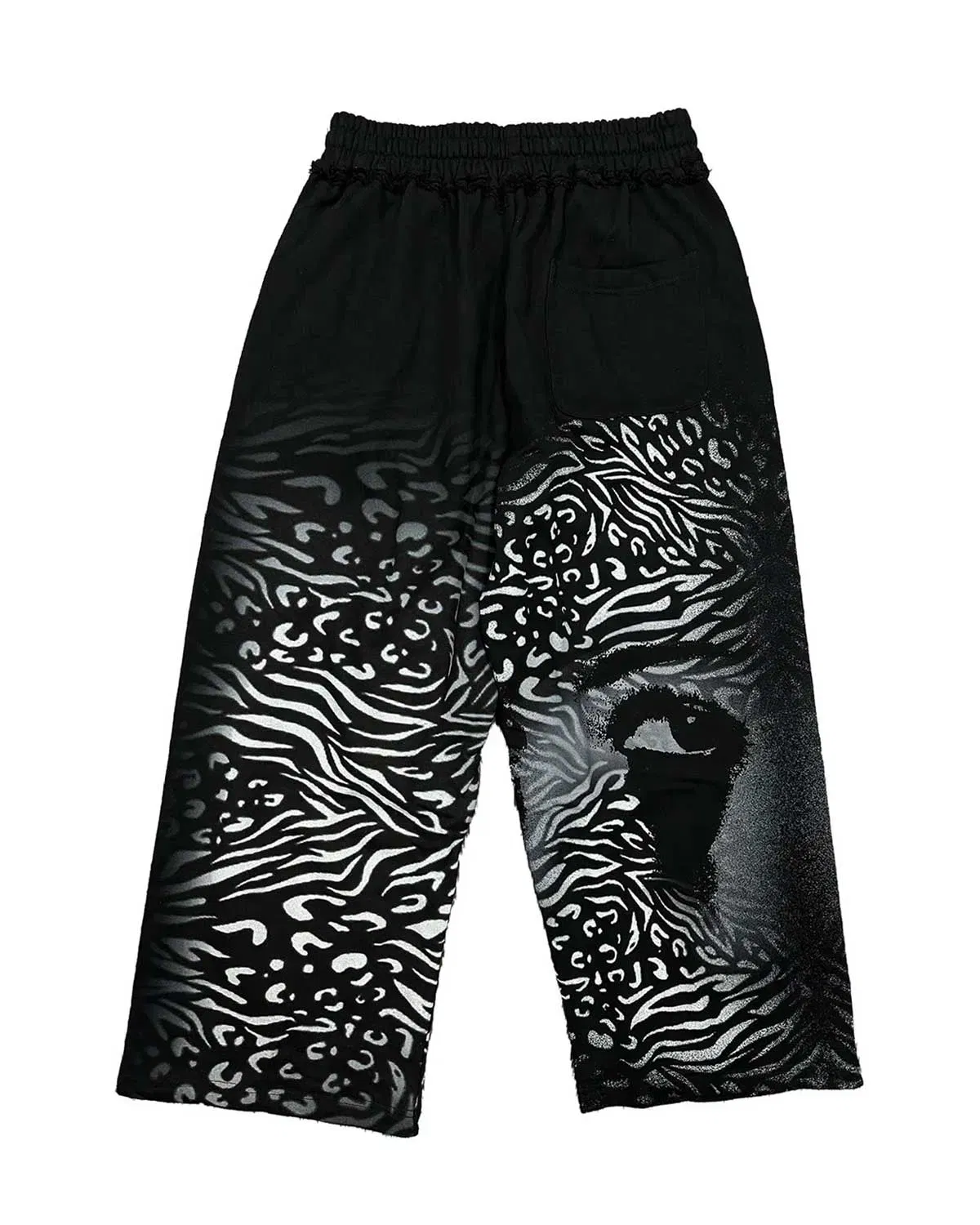 Mixed Emotions Striped Sweatpants Black