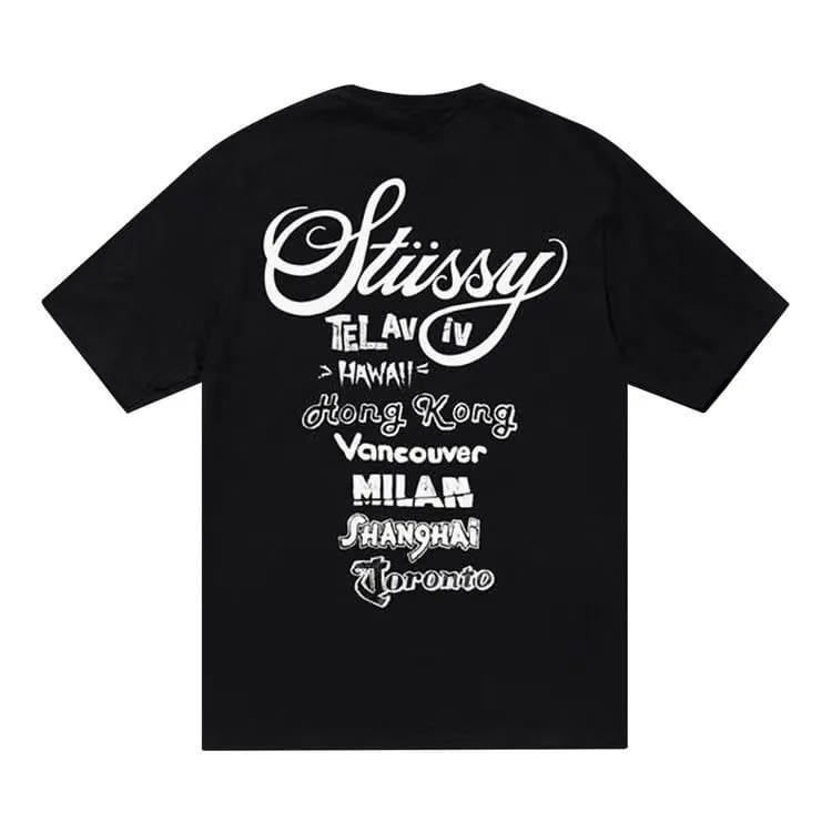 Stussy Tour T-Shirt Black