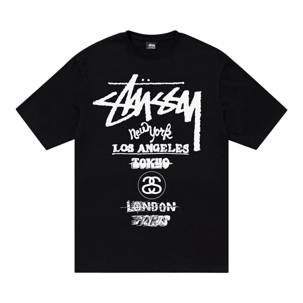 Stussy Tour T-Shirt Black