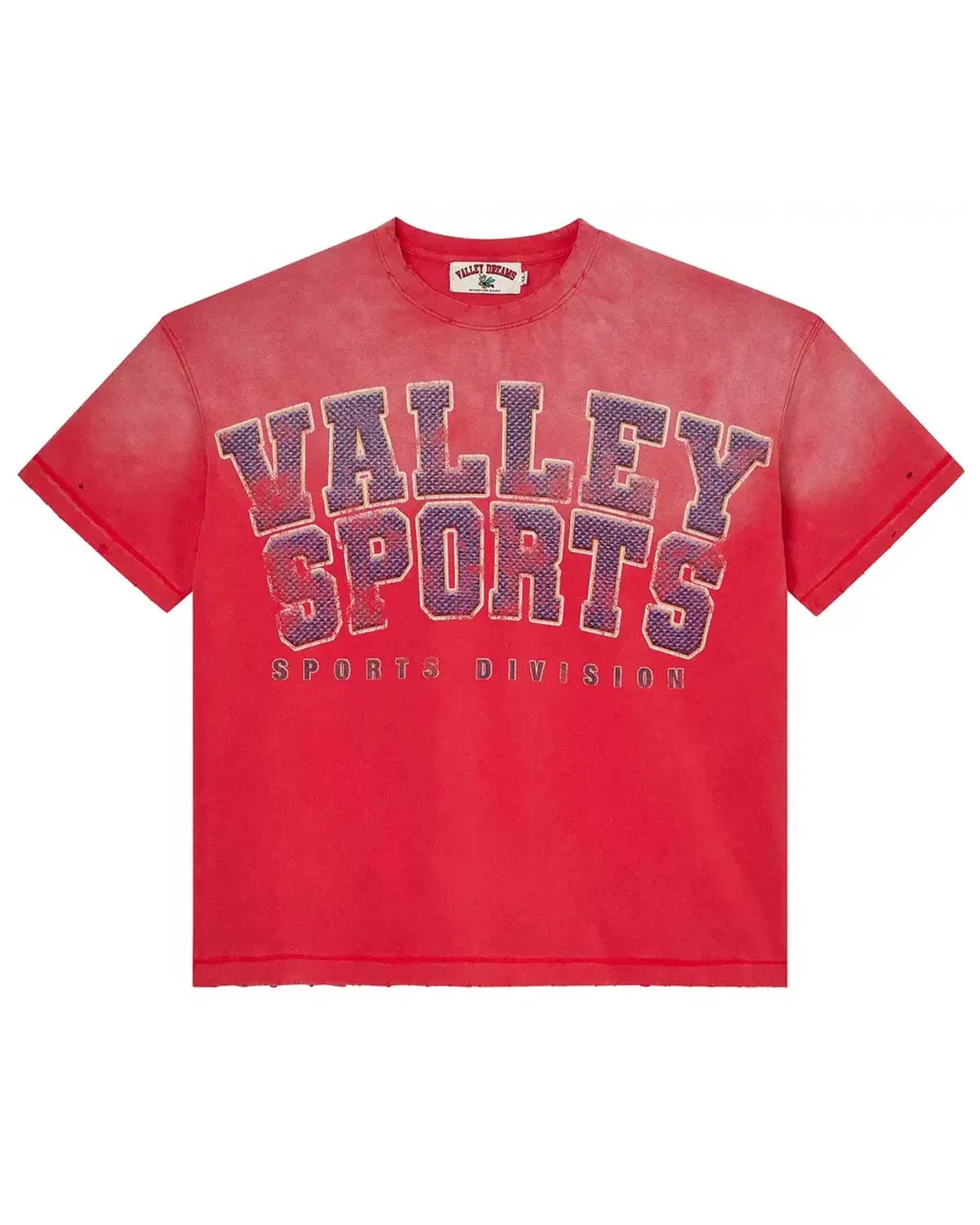 Vale Forever Sports Division Tee Burn Red