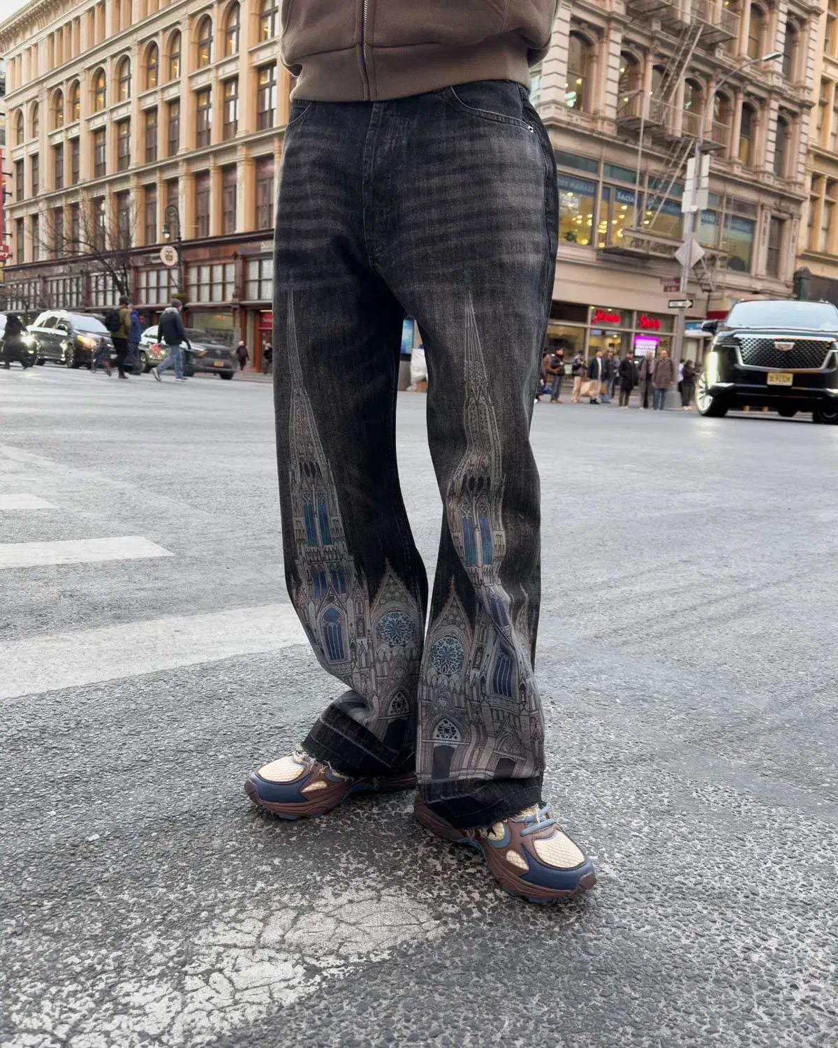 Bravest Studios Cathedral Denim Pants Black