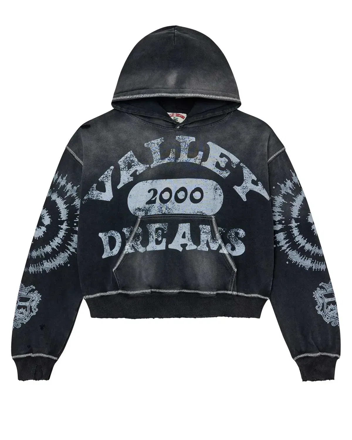 Vale Forever Spiral Pullover Hoodie Black