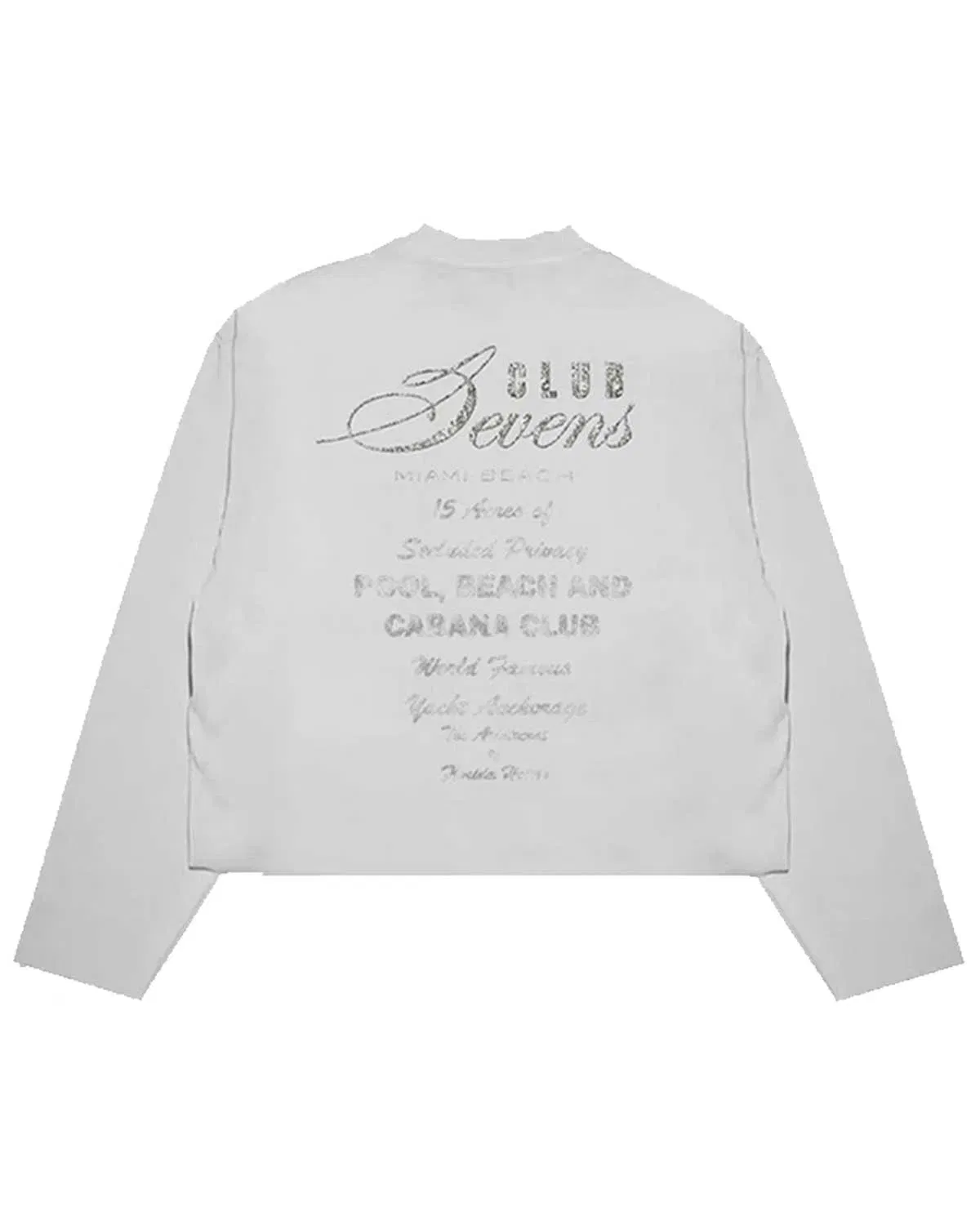 Triple Seven Triple Sevens Room Service L/S Tee White