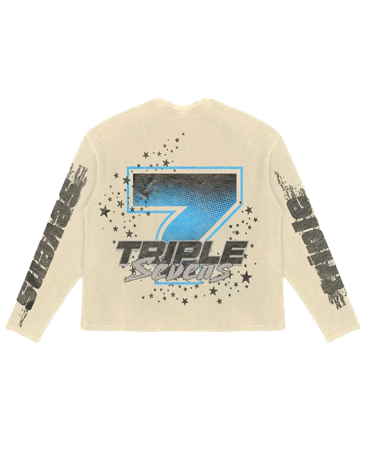 Triple Seven Triple Sevens ASV2 Waffle Knit L/S Tee Cream