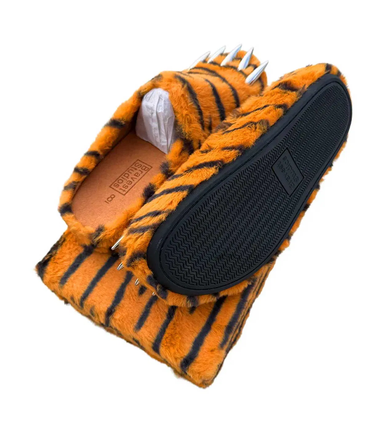 Bravest Studios x Glo Gang Tiger Bear Claw Mule Orange