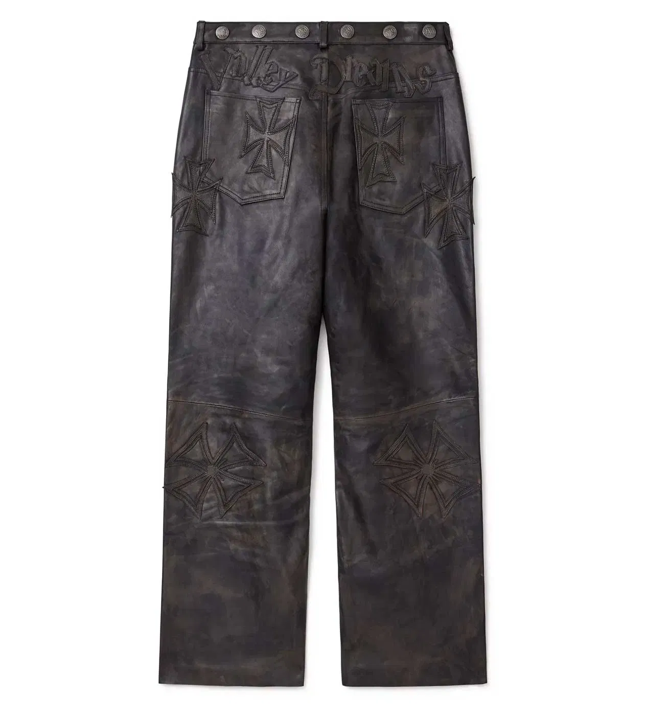 Vale Forever Croxxx Leather Pants Black
