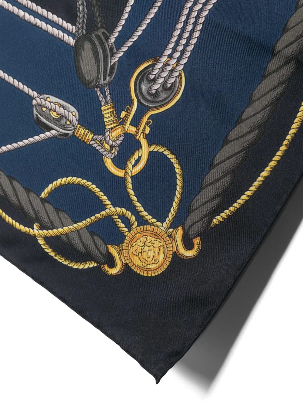 Versace Nautical silk scarf