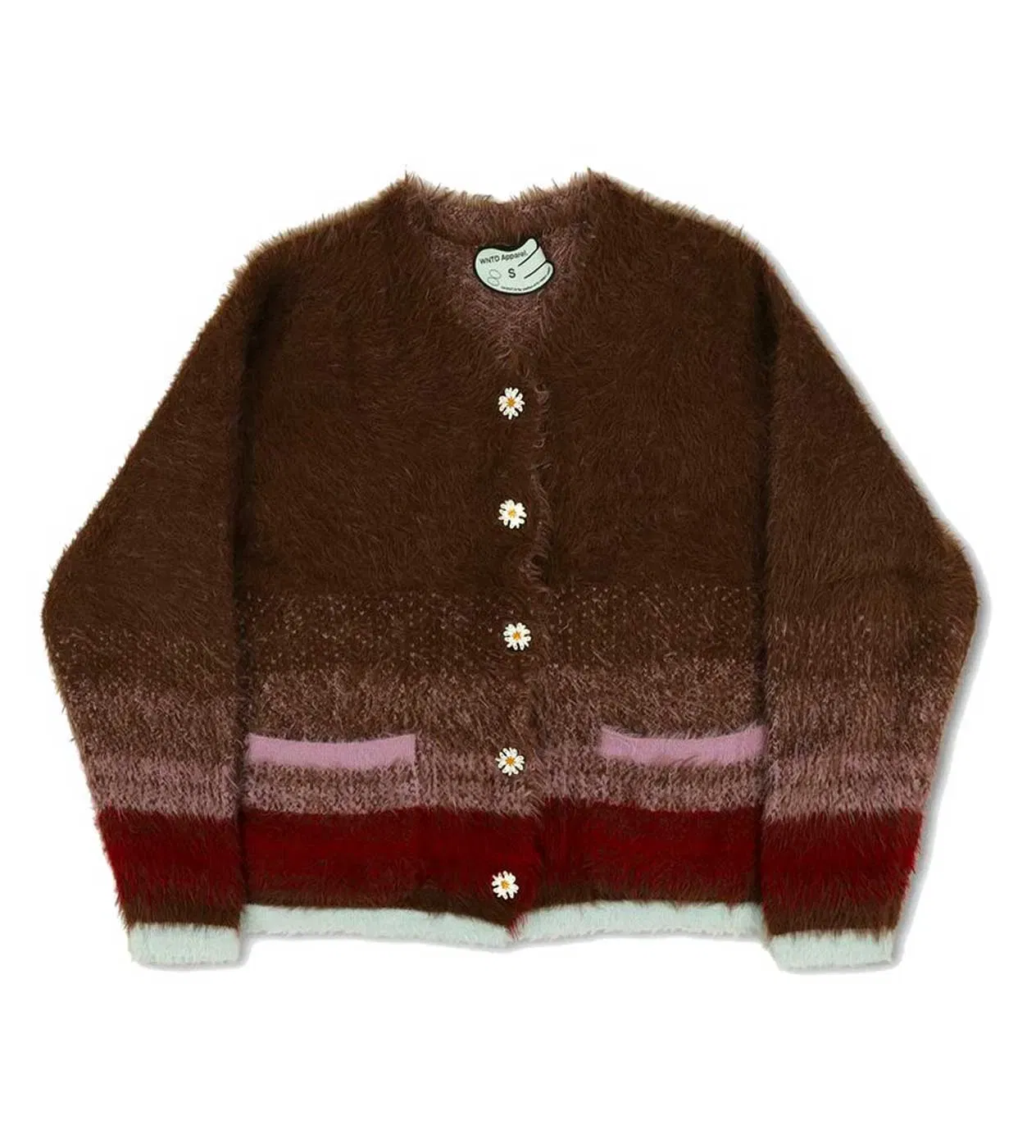 WNTD Apparel WNTD Mohair Cardigan Brown
