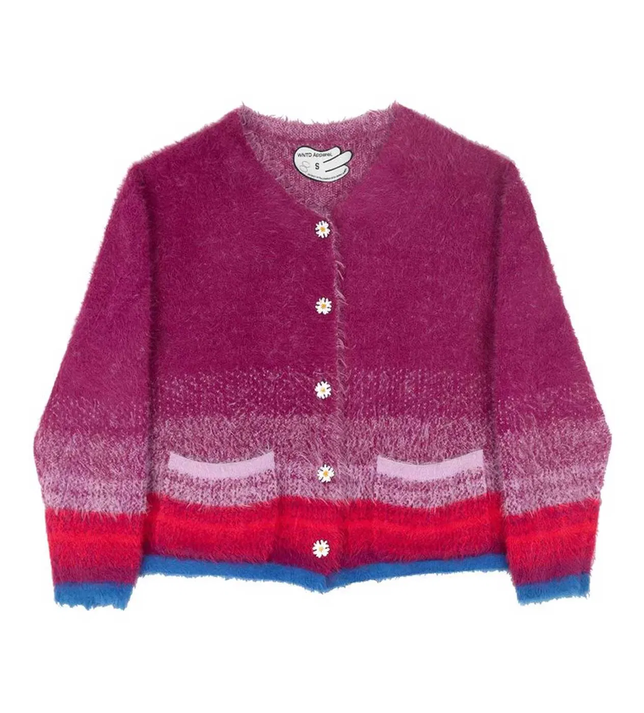 WNTD Apparel WNTD Mohair Cardigan Purple