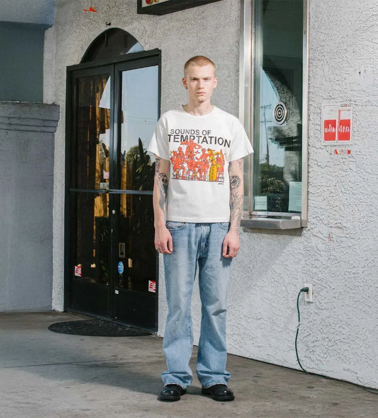 Pieces Temptations Tee Off White