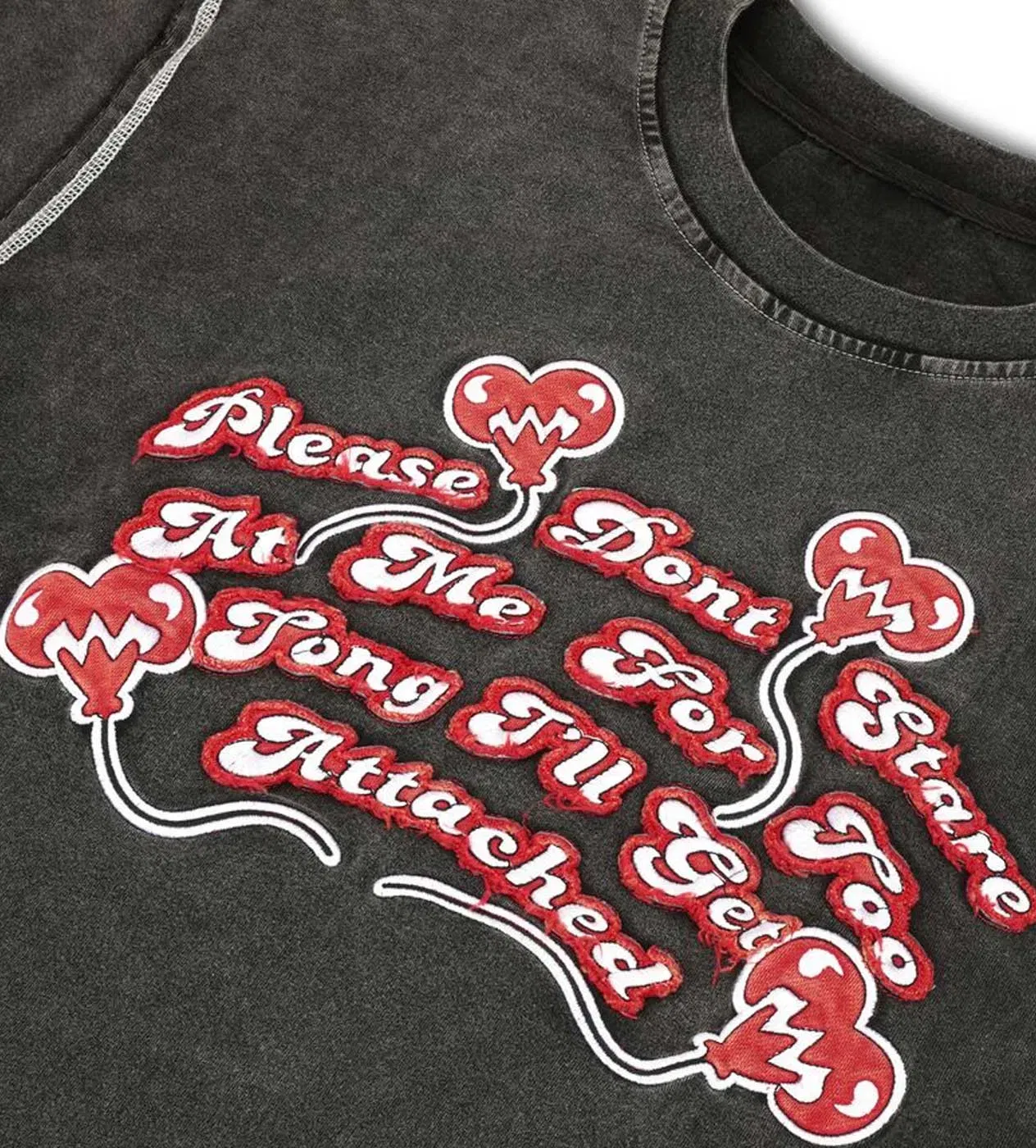WNTD Apparel WNTD Don't Stare Tee Washed Black