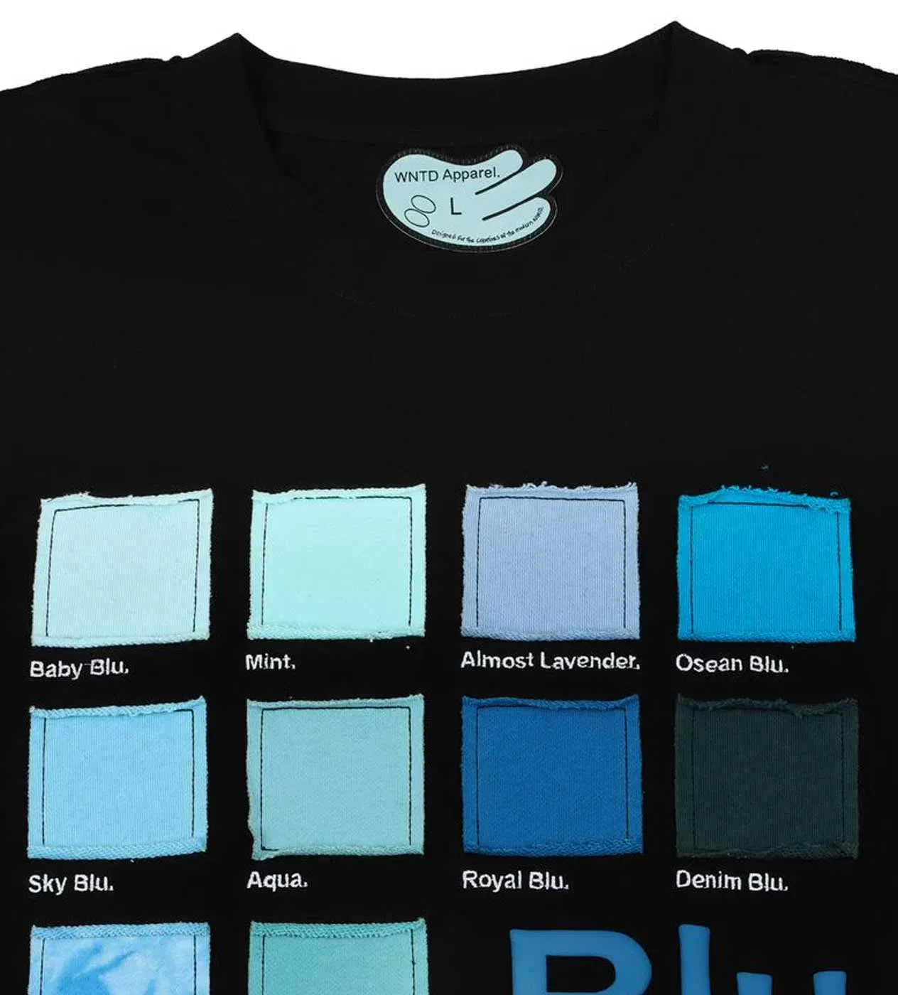 WNTD Apparel WNTD Blu Color Palette Tee Black
