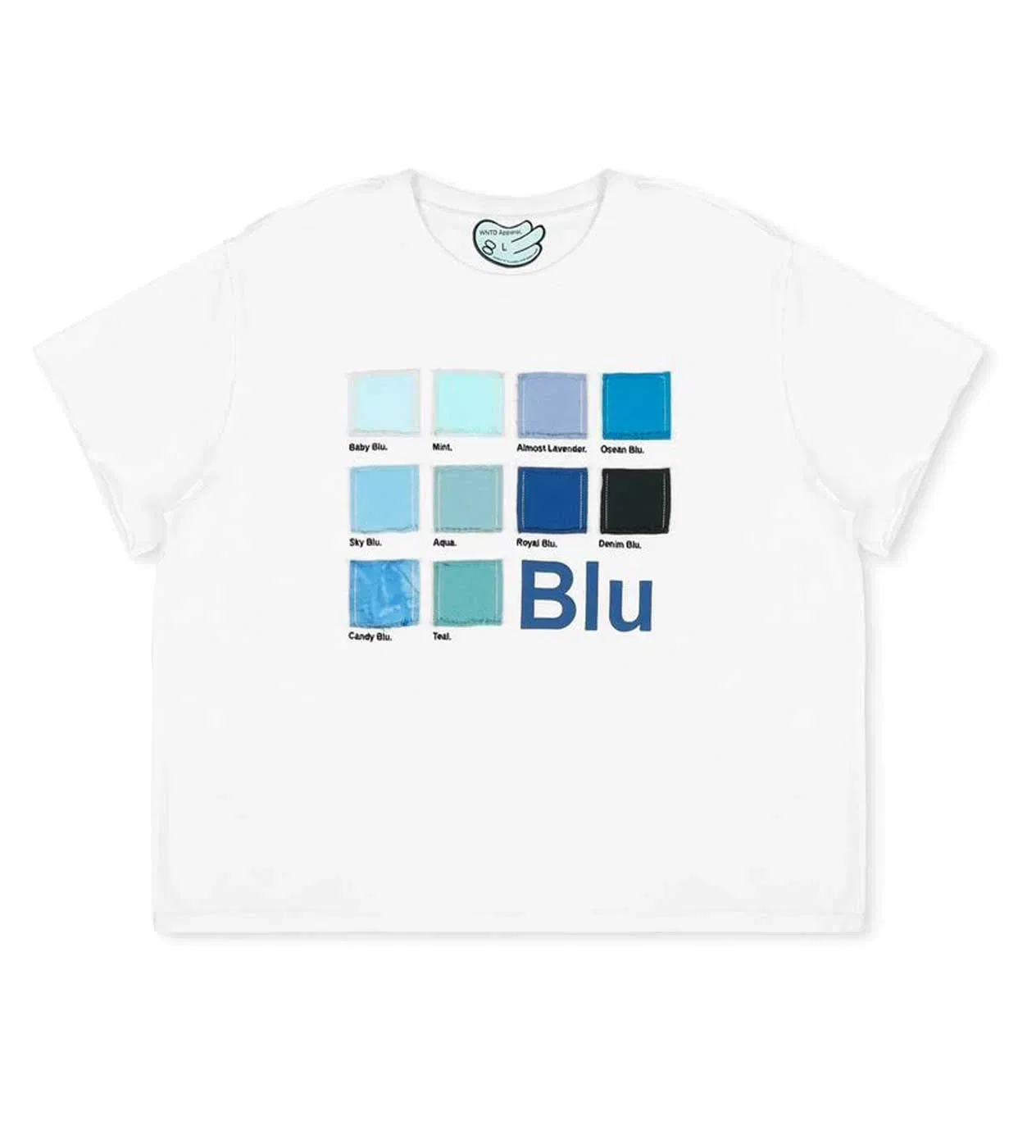 WNTD Apparel WNTD Blu Color Palette Tee White