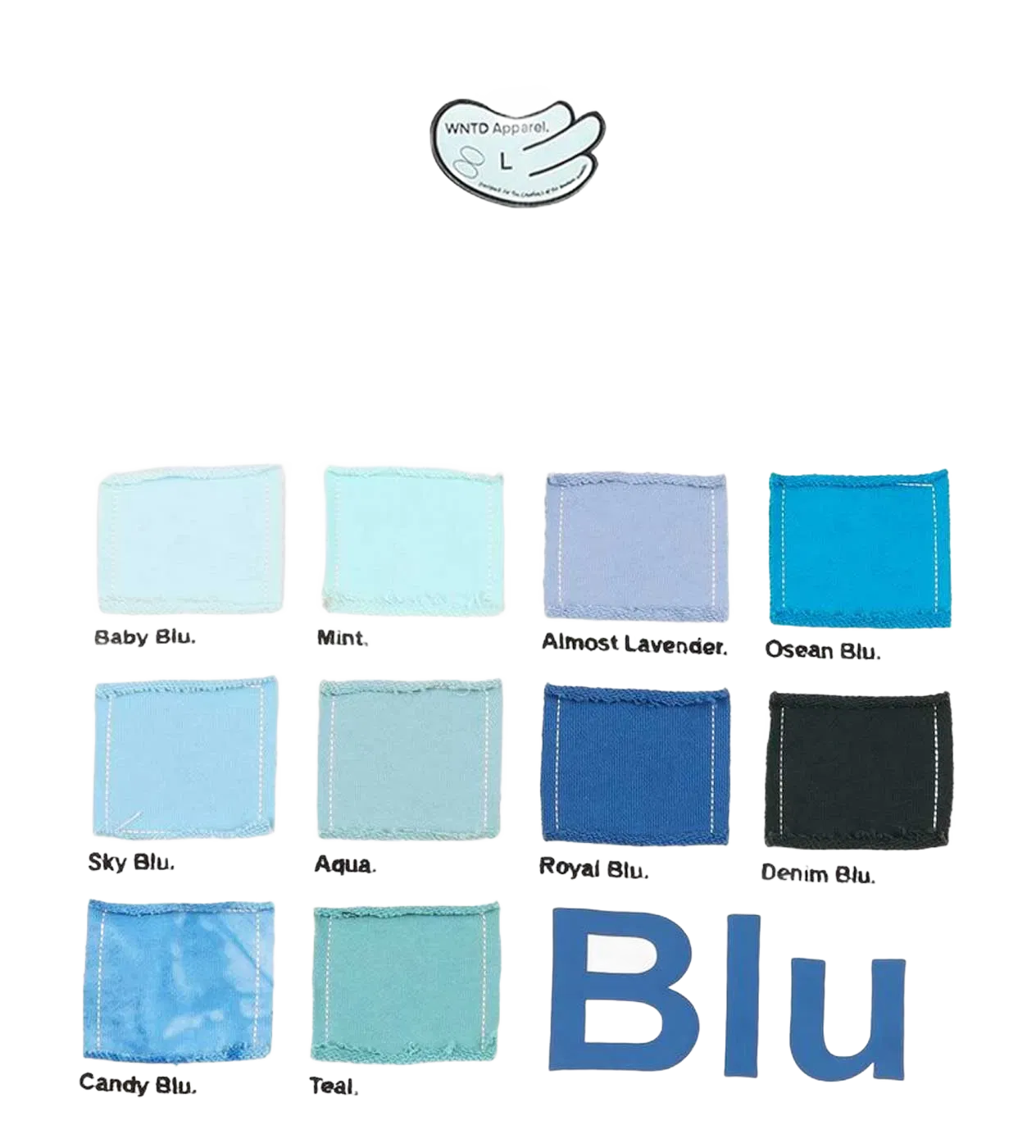 WNTD Apparel WNTD Blu Color Palette Tee White