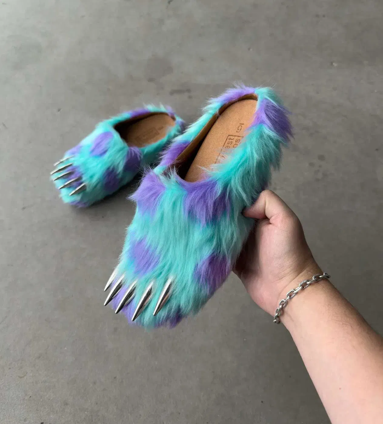Bravest Studios Monster Spot Bear Claw Mule Teal