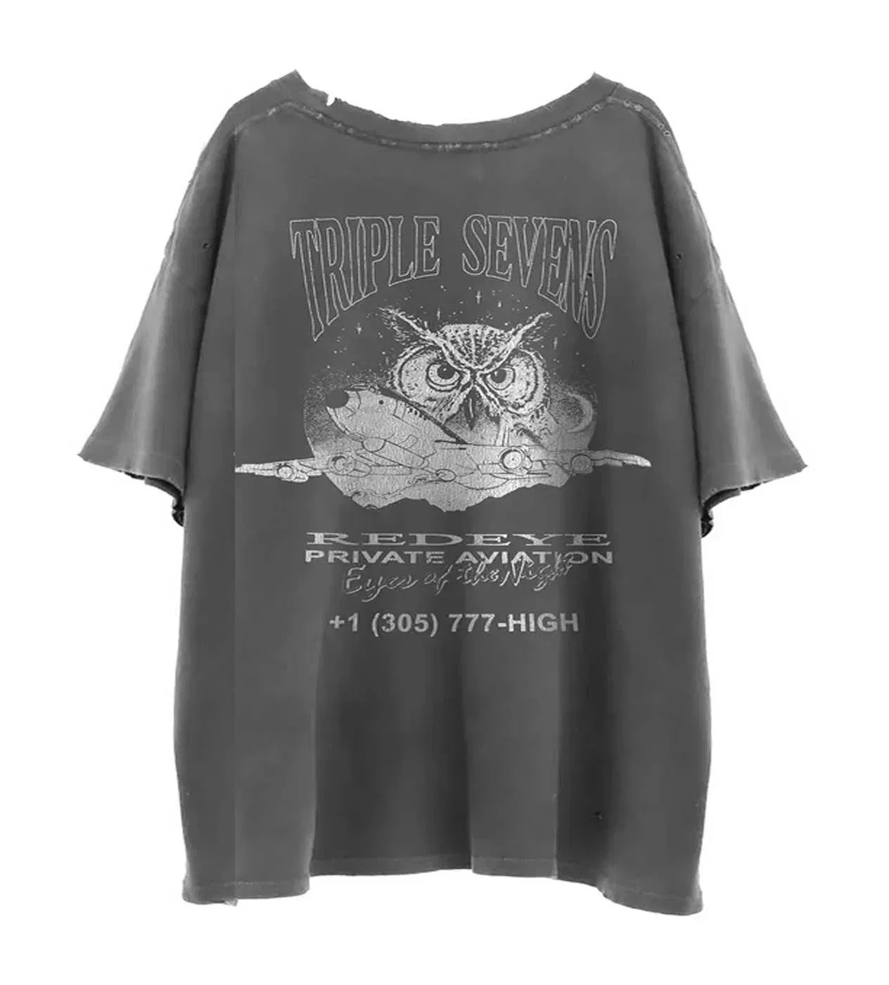 Triple Seven Triple Sevens Night Owl Tee Black