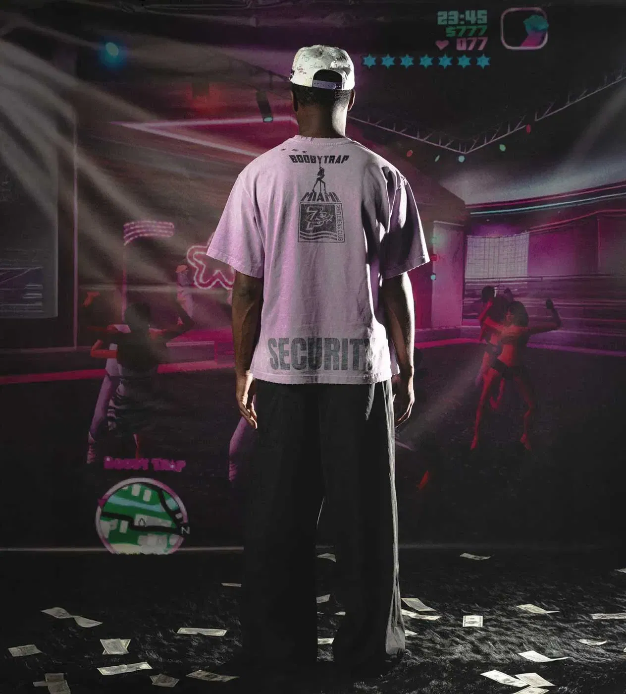 Triple Seven Triple Sevens Booby Trap Security Tee Purple