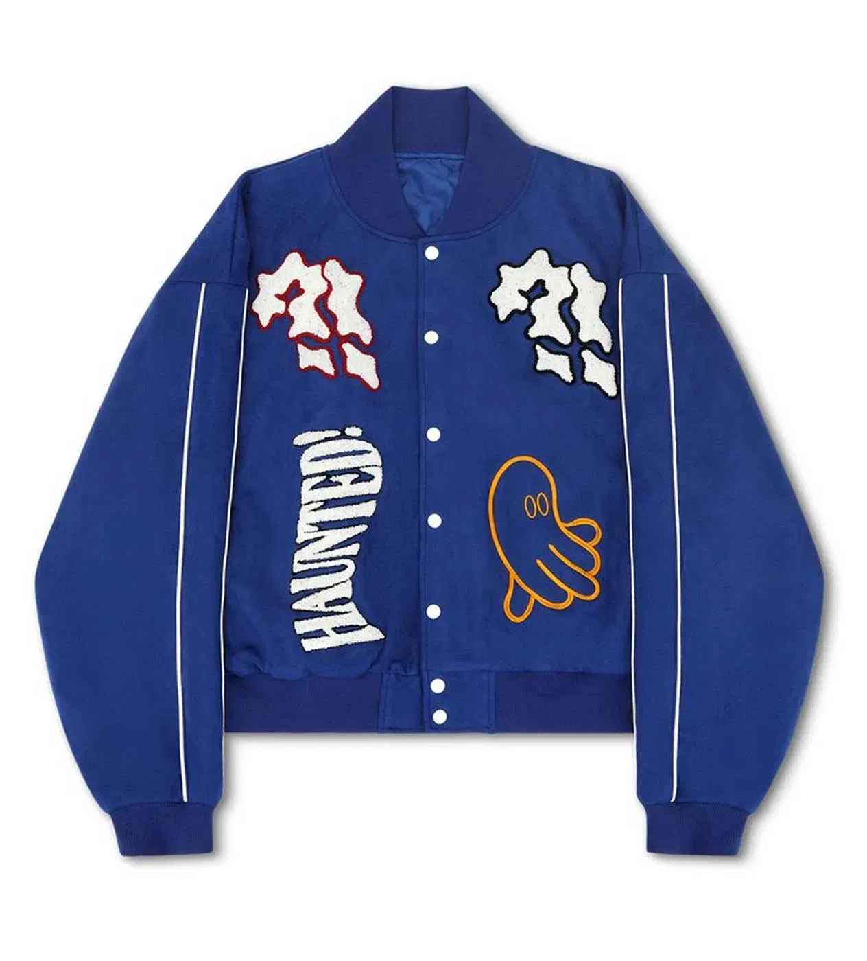 WNTD Apparel WNTD Varsity Bomber Jacket Blue