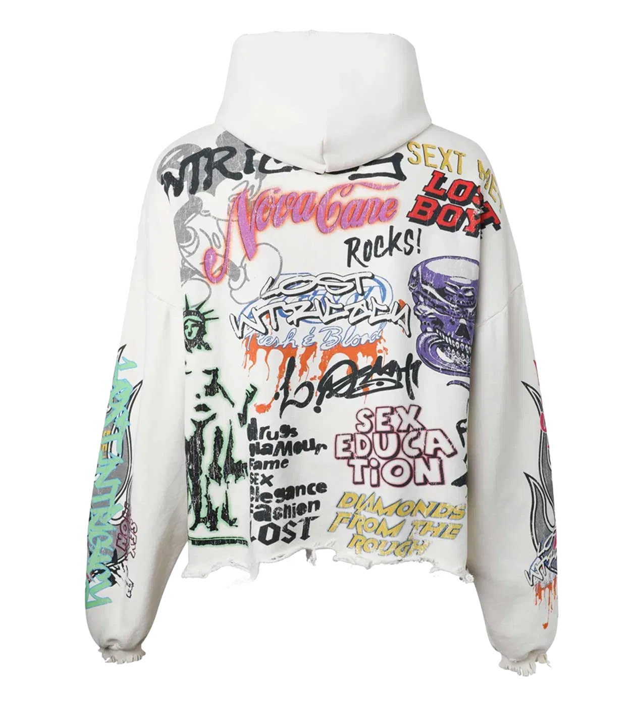 Lost Intricacy University Hoodie Cream