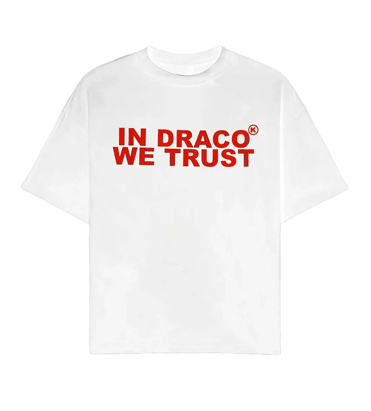 Kixkz Clothing In Draco We Trust Tee White/Red