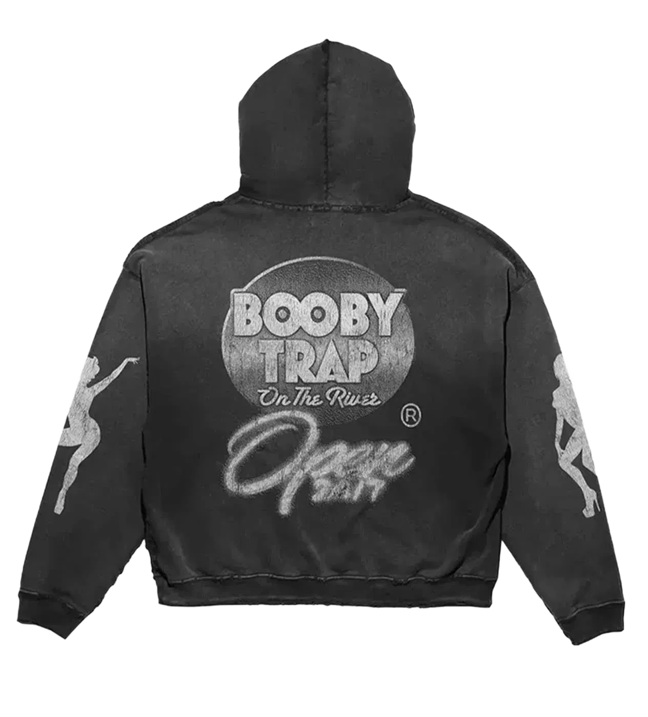 Triple Seven Triple Sevens Trap Logo Hoodie Black