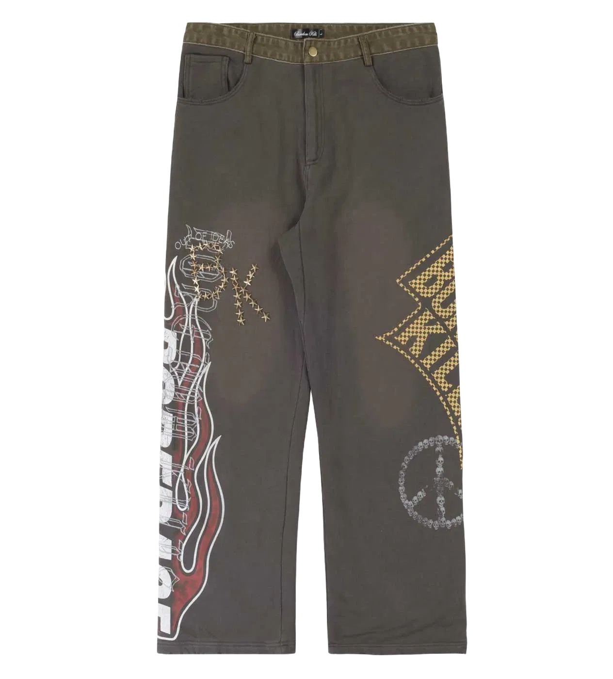 Boredom Kills Denim Sweatpants Grey