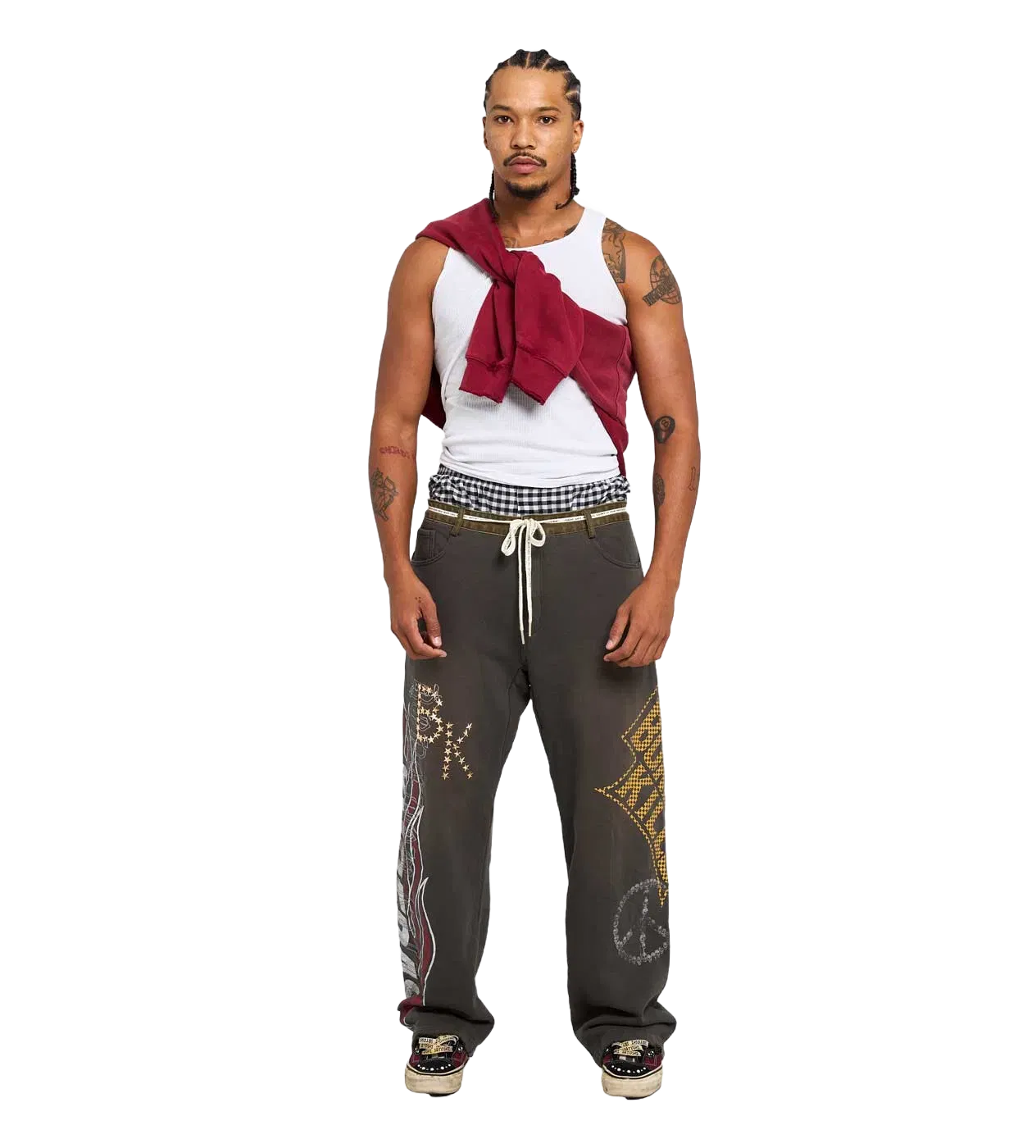 Boredom Kills Denim Sweatpants Grey