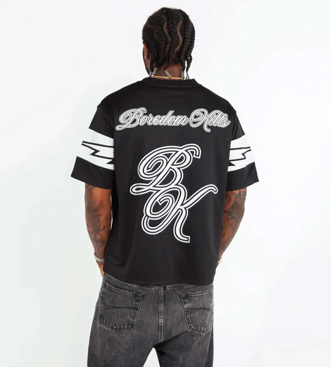 Boredom Kills Mesh Jersey Black