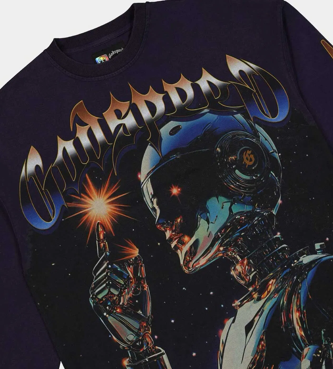 Godspeed Sputnik L/S Tee Navy