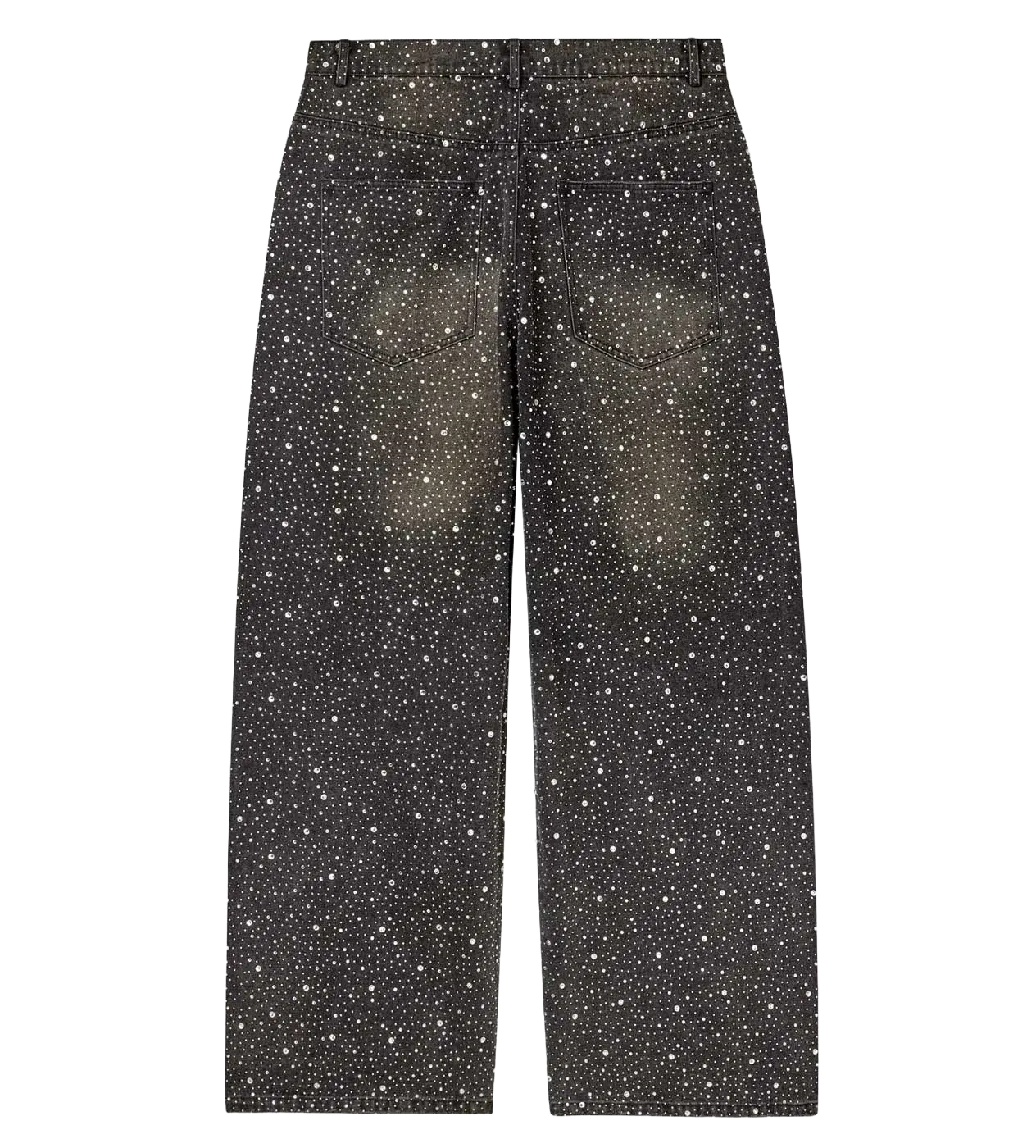 Vale Forever Iced Out Denim Pants Black