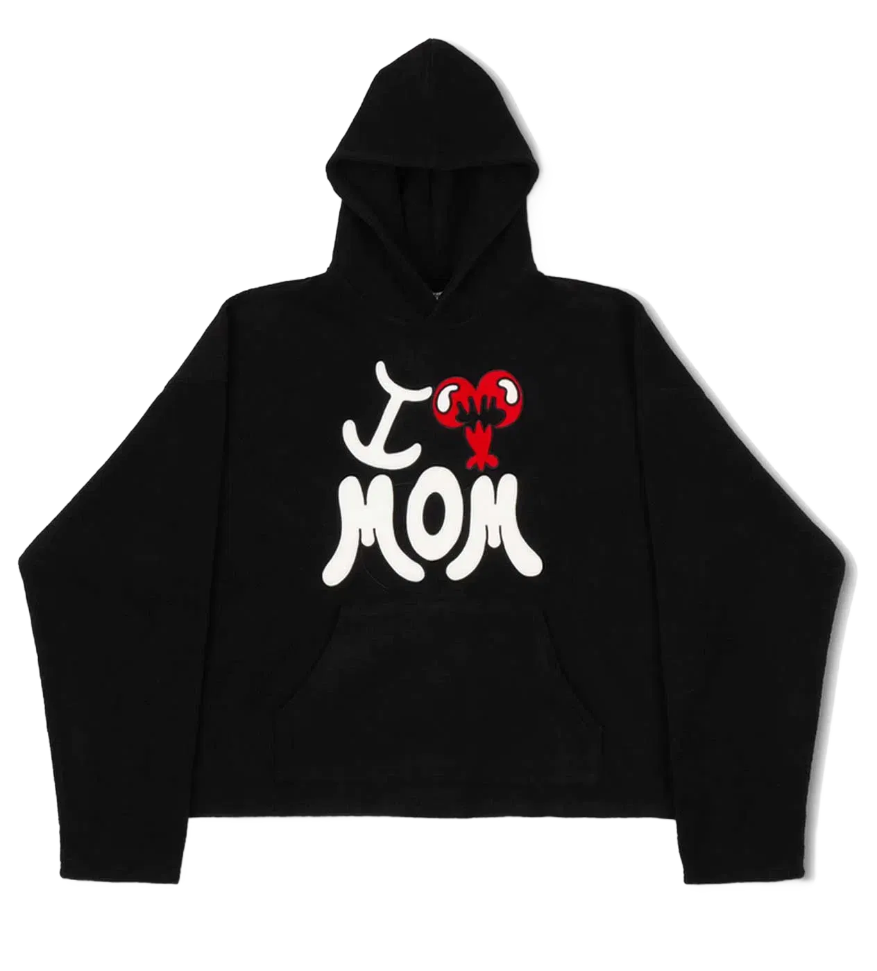 WNTD Apparel WNTD I Love Mom Fleece Hoodie Black