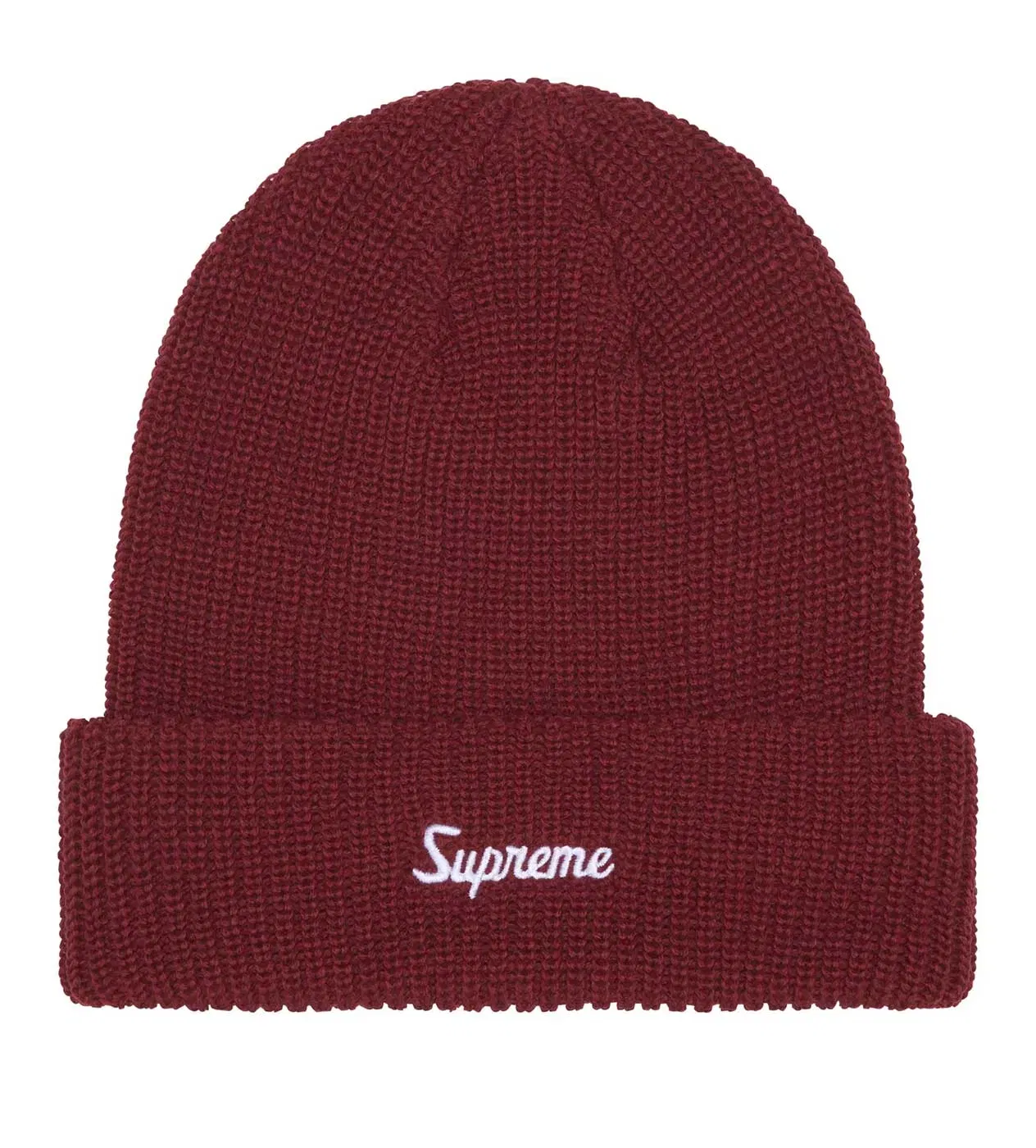 Supreme Loose Gauge Beanie Cardinal Red