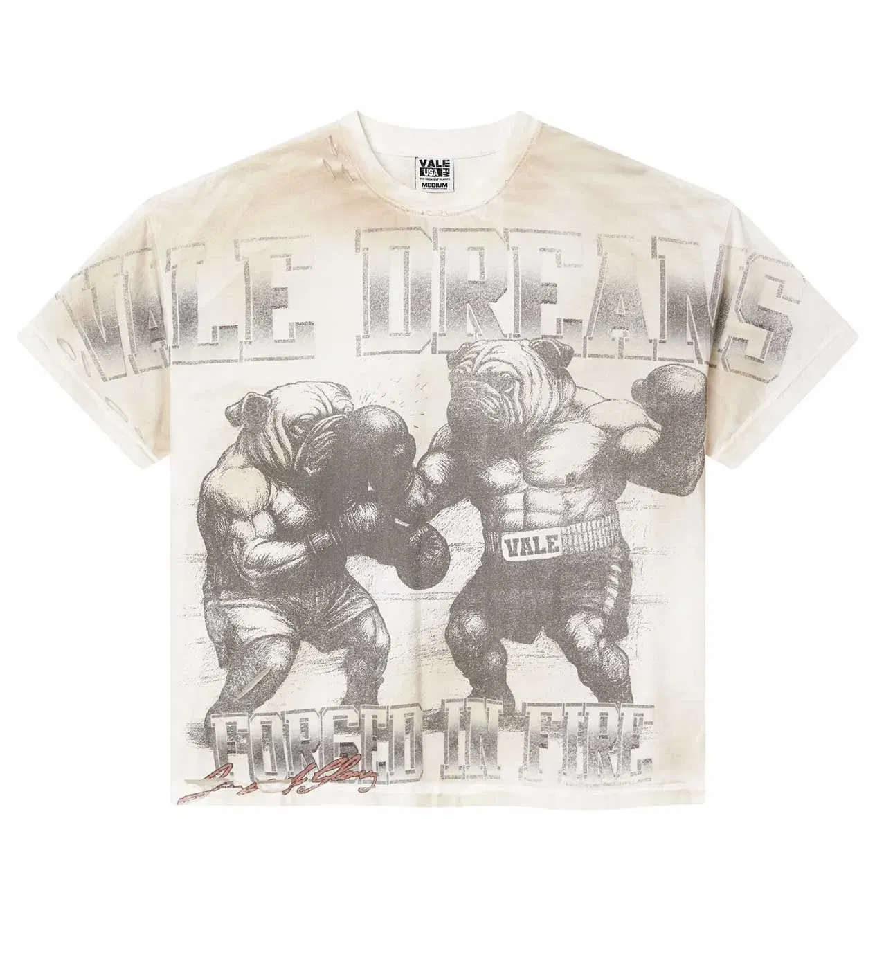 Vale Forever Forged Big Tee Off White