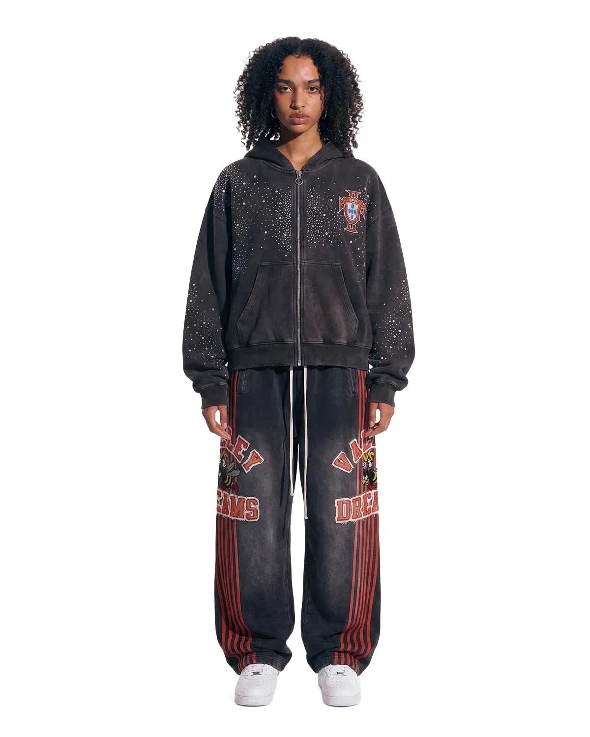Vale Forever Pluto Cluster Zip Up Hoodie Black