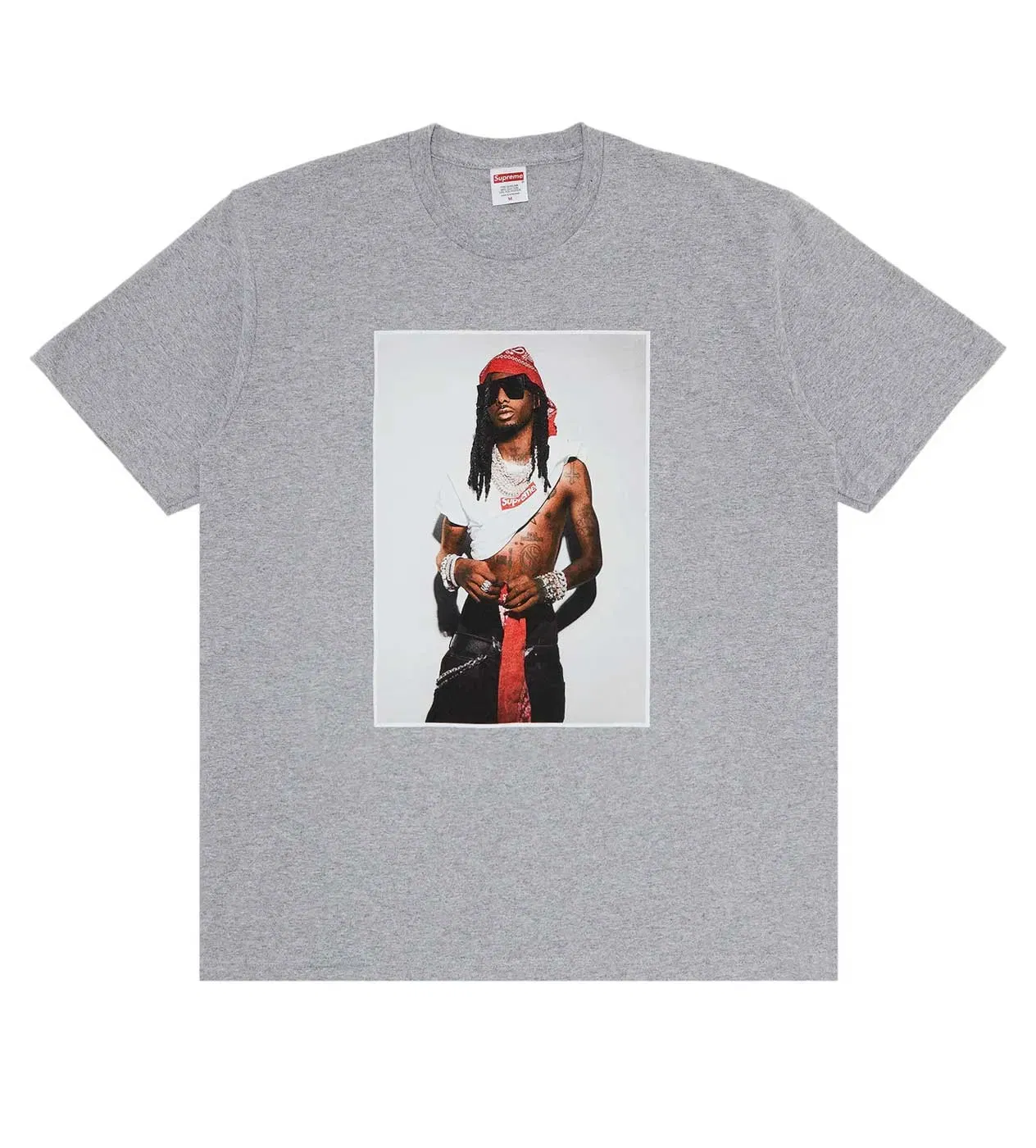Supreme Playboi Carti Photo Tee Grey