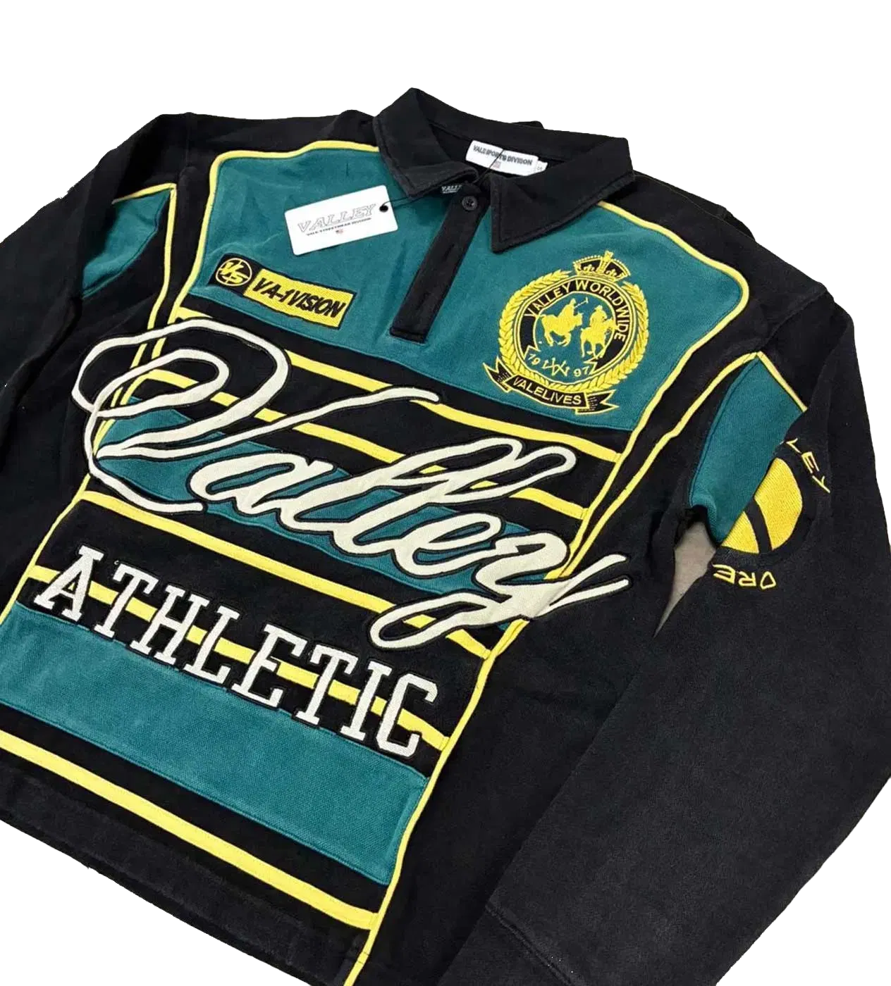 Vale Forever Laser Rugby Tee Black *In-Store Exclusive*