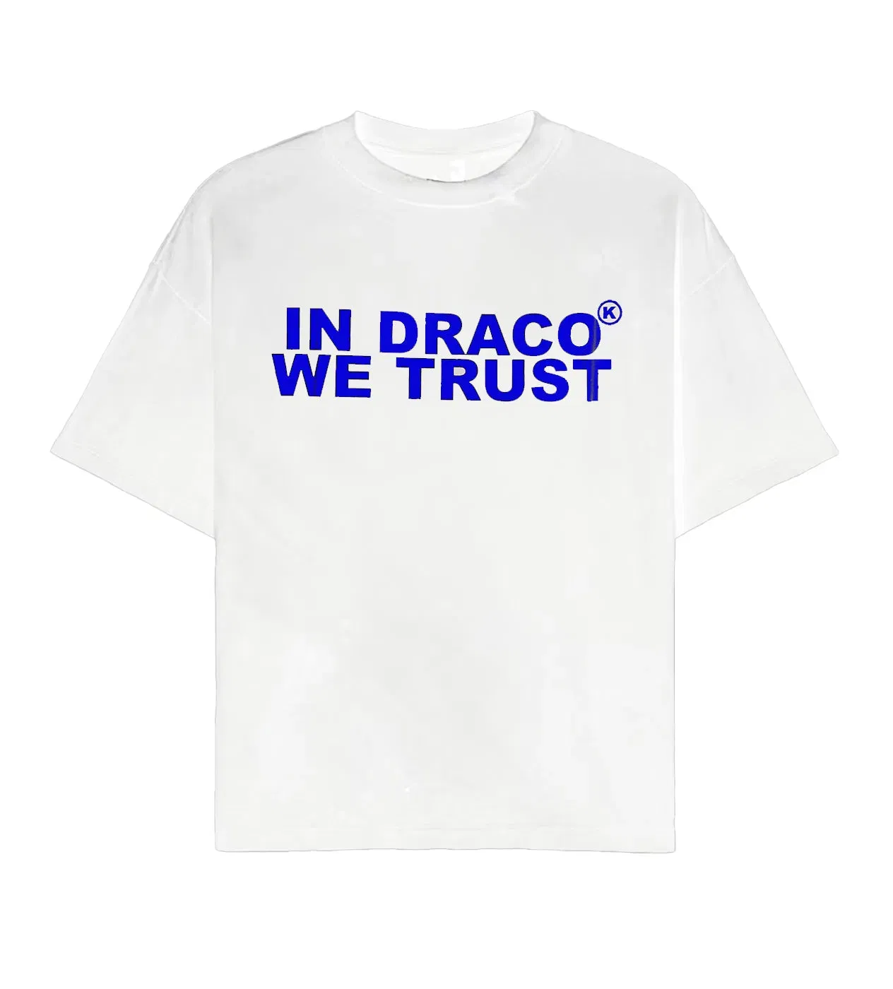 Kixkz Clothing In Draco We Trust Tee White/Blue