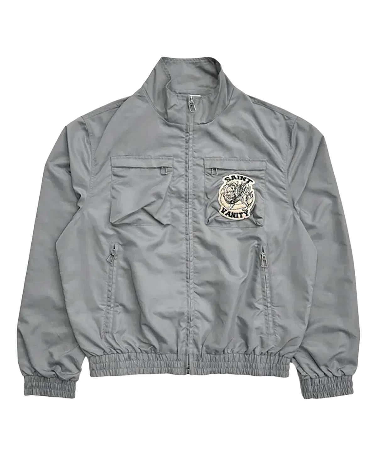 Saint Vanity Nylon Cargo Jacket Grey