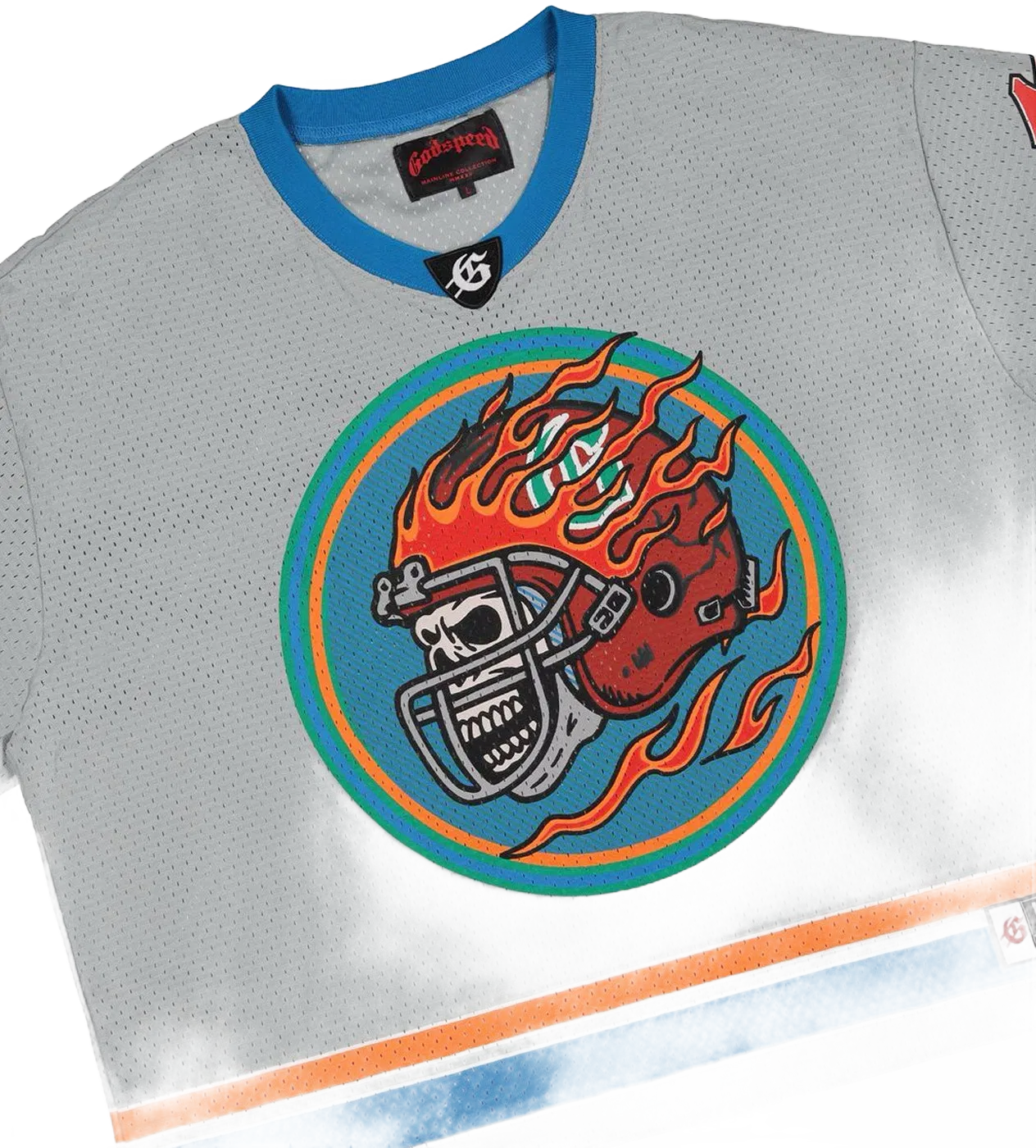 Godspeed First Down Jersey Grey
