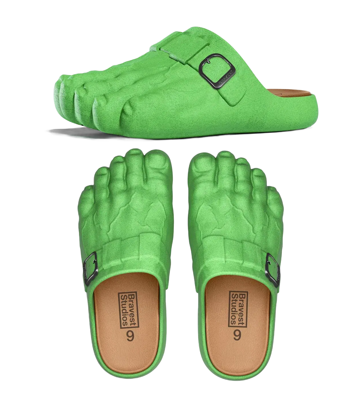 Bravest Studios Foot Clogs Green
