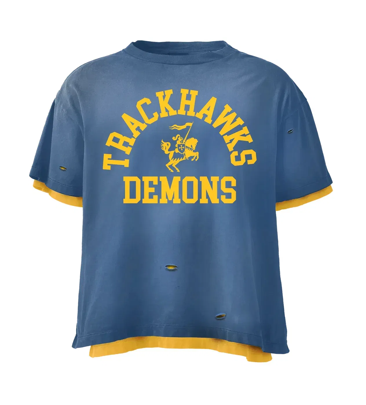 Bravest Studios Trackhawk Double Layer Tee Blue/Yellow