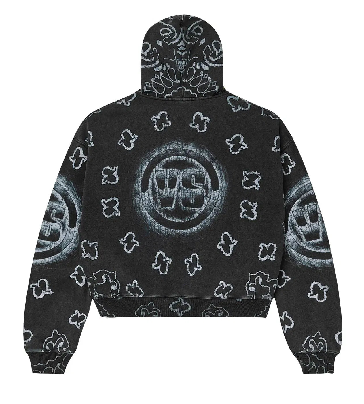 Vale Forever Flag Zip Up Hoodie Black