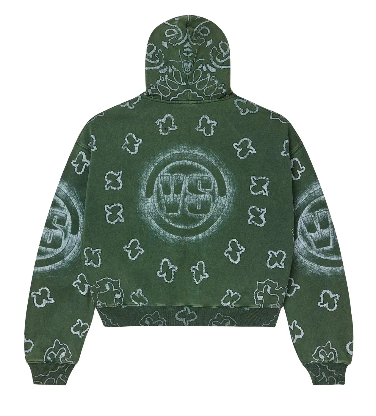 Vale Forever Flag Zip Up Hoodie Green